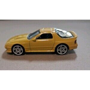 2022 Hot Wheels Nightburnerz Exclusive '89 Mazda Savanna RX-7 FC35 Yellow w/PR5
